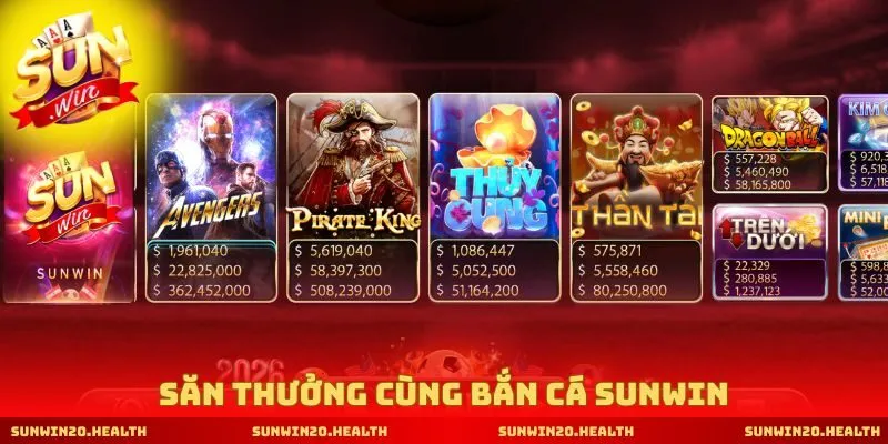 Săn thưởng cùng bắn cá SUNWIN